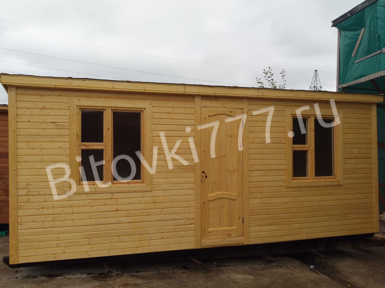 Бытовка строительная с двумя комнатами и тамбуром — фото 2
