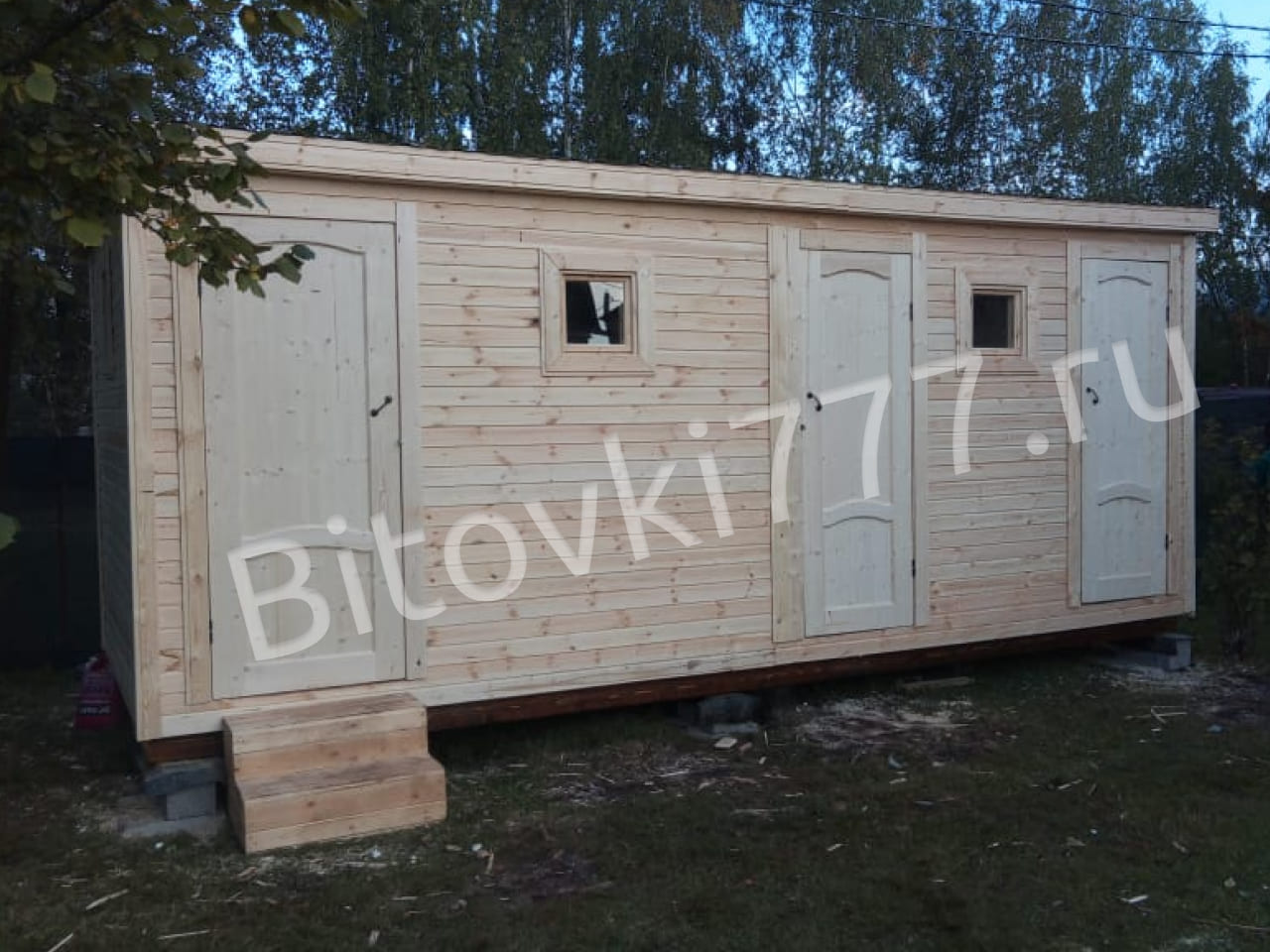 Бытовка трёхкомнатная для дачи — фото 2
