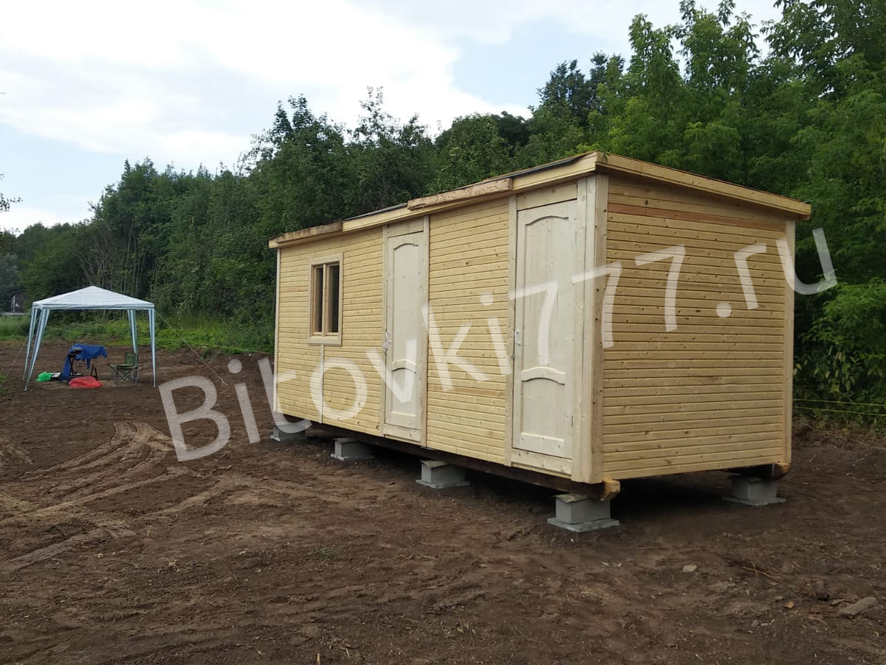 Бытовка дачная с двумя отдельными помещениями — фото 2