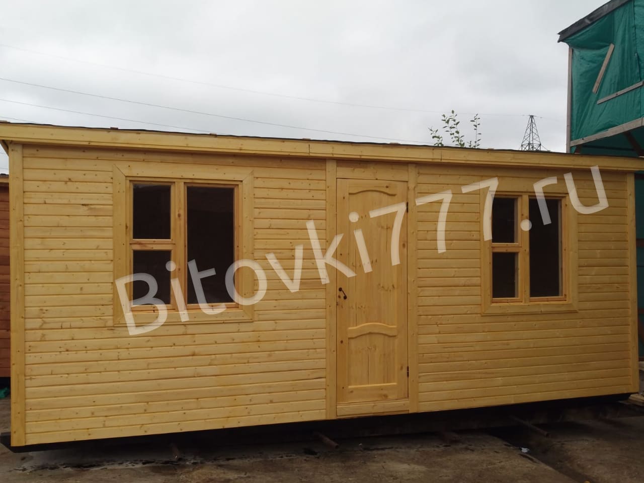 Бытовка распашонка с двумя перегородками и помещением 1х1м — фото 2